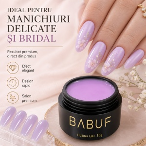 Gel de Constructie Autonivelant Smart | Milky Violet | SBG2 | 15g - Img 5
