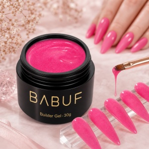 Gel de Constructie Camuflaj | Hot Pink Shimmer | CBG2 | 30g - Img 3