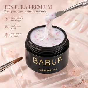 Gel de Constructie Flori Uscate | Milky Bloom | BGFU3 | 30g - Img 4