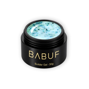 Gel de Constructie Flori Uscate | Milky Blue Petals | BGFU2 | 30g