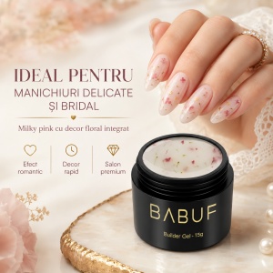 Gel de Constructie Flori Uscate | Milky Flowers | BGFU4 | 15g - Img 5