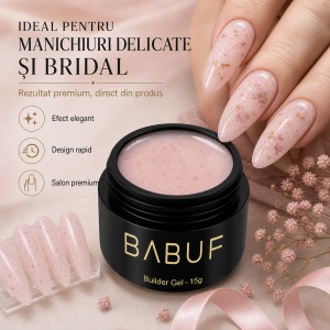 Gel de Constructie Flori Uscate | Milky Petals | BGFU1 | 15g - Img 5