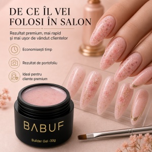 Gel de Constructie Flori Uscate | Milky Petals | BGFU1 | 30g - Img 7