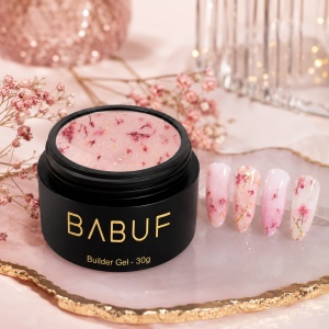 Gel de Constructie Flori Uscate | Milky Pink Petals | BGFU10 | 30g - Img 3