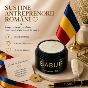 Gel de Constructie Flori Uscate | Milky Yellow Petals | BGFU9 | 30g - Img 8