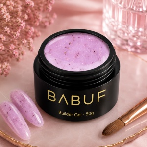 Gel de Constructie Flori Uscate | Pink Petals | BGFU6 | 50g - Img 2