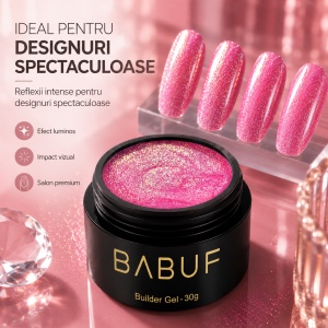 Gel de Constructie Mermaid | Fuchsia Shimmer | MBG7 | 30g - Img 5