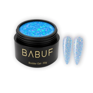 Gel de Constructie Reflectiv Autonivelant | Aqua Glitter | GBG3 | 30g