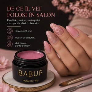 Gel de Constructie Reflectiv Autonivelant | Blush Sparkle | GBG14 | 30g - Img 7