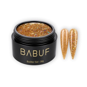 Gel de Constructie Reflectiv Autonivelant | Golden Glitter | GBG4 | 30g