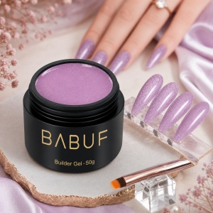 Gel de Constructie Reflectiv Autonivelant | Lilac Sparkle | GBG13 | 50g - Img 3
