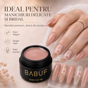 Gel de Constructie Reflectiv Autonivelant | Nude Sparkle | GBG11 | 50g - Img 5