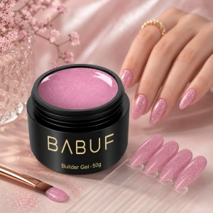 Gel de Constructie Reflectiv Autonivelant | Pink Sparkle | GBG8 | 50g - Img 3