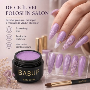 Gel de Constructie Reflectiv Autonivelant | Reflective Lilac | GBG12 | 50g - Img 7