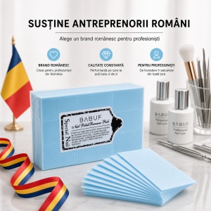 Servetele Unghii pentru degresare albastre | fara fibre | SP1 | Set 630 bucati - Img 8