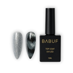 Top Coat Cat Eye | Argintiu Cromat | TCE6 | 15ml