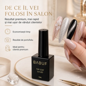 Top Coat Cat Eye | Diamant Magnetic | TCE2 | 15ml - Img 7