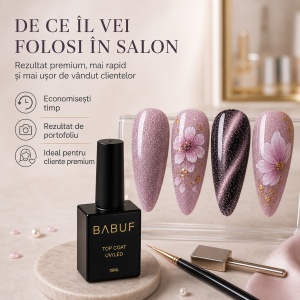 Top Coat Cat Eye | Roz Magnetic | TCE4 | 15ml - Img 7
