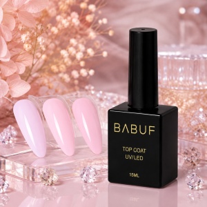 Top Coat | Light Pink Top | TCC7 | 15ml - Img 2