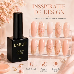 Top Coat | Peach Nude Top | TCC9 | 15ml - Img 6