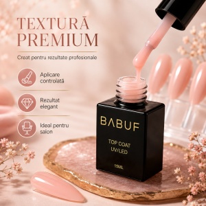 Top Coat | Peach Pink Top | TCC4 | 15ml - Img 4