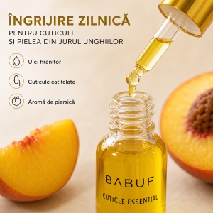 Ulei de Cuticula - Piersica - 15ml - Img 4