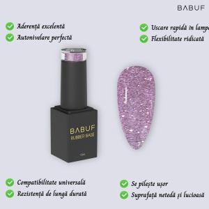 Baza Rubber | Diva Lila | RBG18 | 15ml - Img 2