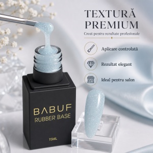 Baza Rubber | Elsa Blue | RBG11 | 15ml - Img 4