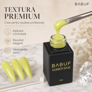 Baza Rubber | Galben Lime | RB19 | 15ml - Img 4