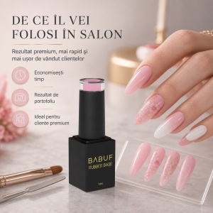 Baza Rubber | Pink Whisper | RB28 | 15ml - Img 7