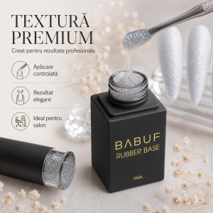 Baza Rubber | Silver Dust | RBG5 | 15ml - Img 4