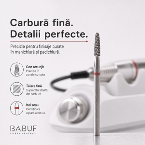 Capat Freza / Bit, Carbit | Fin | Con Rotunjit | BT13 | 2x8.2 mm - Img 5