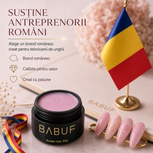 Gel de Constructie Autonivelant | Glitter Pink Cloud | BGG6 | 50g - Img 8