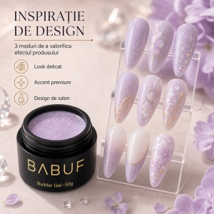 Gel de Constructie Autonivelant | Lilac Glow | BGG4 | 50g - Img 6