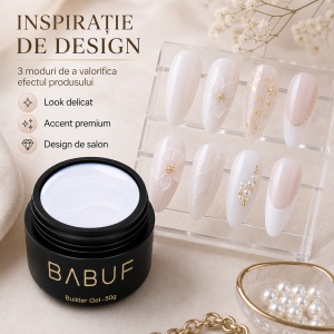 Gel de Constructie Autonivelant | Milky White | BG23 | 50g - Img 6