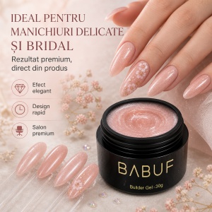 Gel de Constructie Autonivelant | Nude Perlat | BGP4 | 30g - Img 5