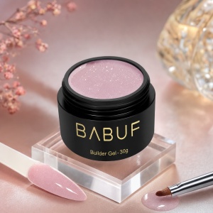 Gel de Constructie Autonivelant | Nude Sparkle | BGG2 | 30g - Img 2