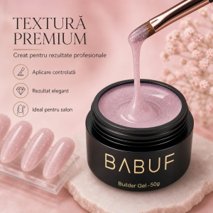 Gel de Constructie Autonivelant | Nude Sparkle | BGG2 | 50g - Img 4