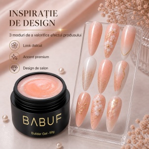 Gel de Constructie Autonivelant | Peach Pearl | BGP3 | 50g - Img 6