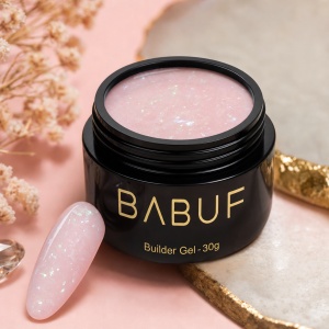 Gel de Constructie Autonivelant | Pearl Pink Shimmer | BGG7 | 30g - Img 2