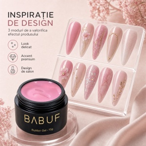 Gel de Constructie Autonivelant | Pink Serum | BG21 | 15g - Img 6