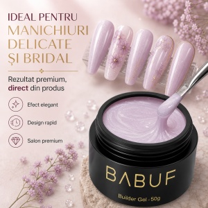 Gel de Constructie Autonivelant | Silk Lilac | BGP14 | 50g - Img 5