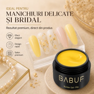 Gel de Constructie Autonivelant Smart | Galben Lămâie | SBG12 | 30g - Img 5