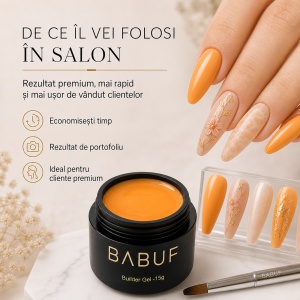 Gel de Constructie Autonivelant Smart | Galben Mango | SBG11 | 15g - Img 7