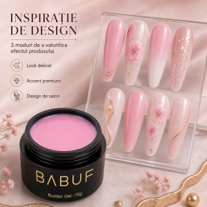Gel de Constructie Autonivelant | Soft Pink | BG9 | 15g - Img 6