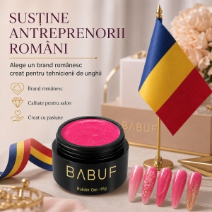 Gel de Constructie Camuflaj | Hot Pink Shimmer | CBG2 | 15g - Img 8