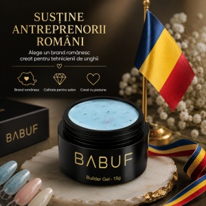 Gel de Constructie Flori Uscate | Milky Blue Petals | BGFU5 | 15g - Img 8