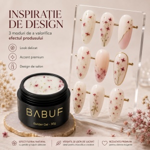 Gel de Constructie Flori Uscate | Milky Flowers | BGFU4 | 30g - Img 6