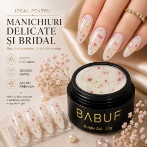 Gel de Constructie Flori Uscate | Milky Flowers | BGFU4 | 50g - Img 5