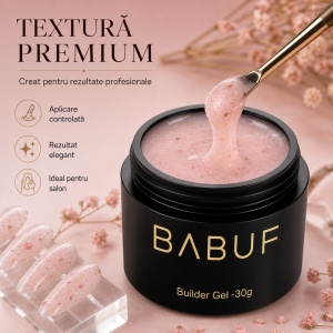 Gel de Constructie Flori Uscate | Milky Petals | BGFU1 | 30g - Img 4
